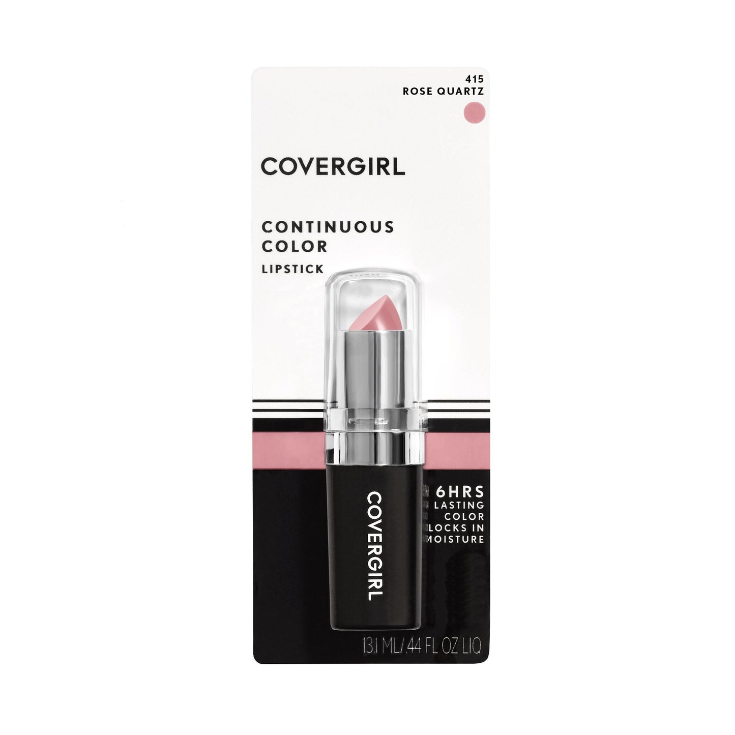 COVERGIRL Continuous Color Lipstick Rose Quartz 415, .13 oz (packaging may vary) Beauty & Personal Care COVERGIRL