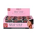 Red by Kiss Hair Wrapping Strip, Ultra Strong 2X Longer Stretch, 40 Strips, Suitable for Wet/Dry Hair, White, Styling Paper for Sleek Hairstyles Beauty & Personal Care Red by Kiss
