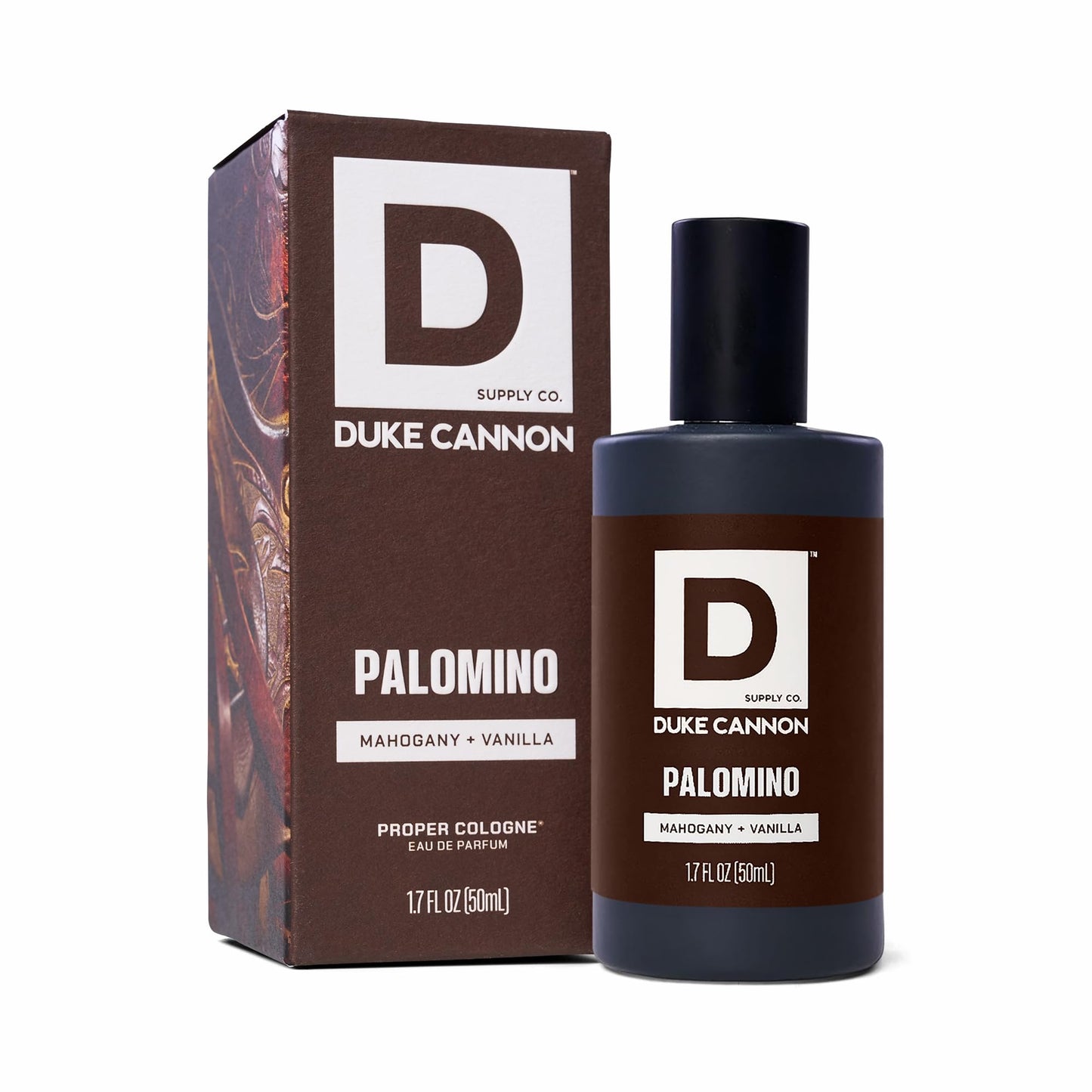 Duke Cannon Proper Cologne Palomino | Men's Eau de Parfum | Mahogany and Vanilla | Subtle, Long-Lasting Natural Scent | 1.7 fl oz Beauty & Personal Care Duke Cannon Supply Co.