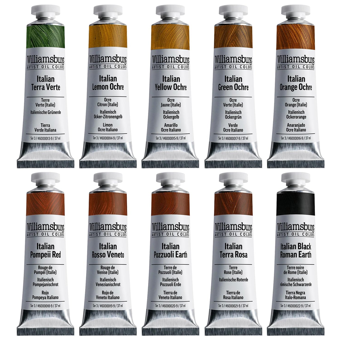 Williamsburg Artist Oil Colors by GOLDEN, Native Italian Earth Set Beauty & Personal Care Williamsburg