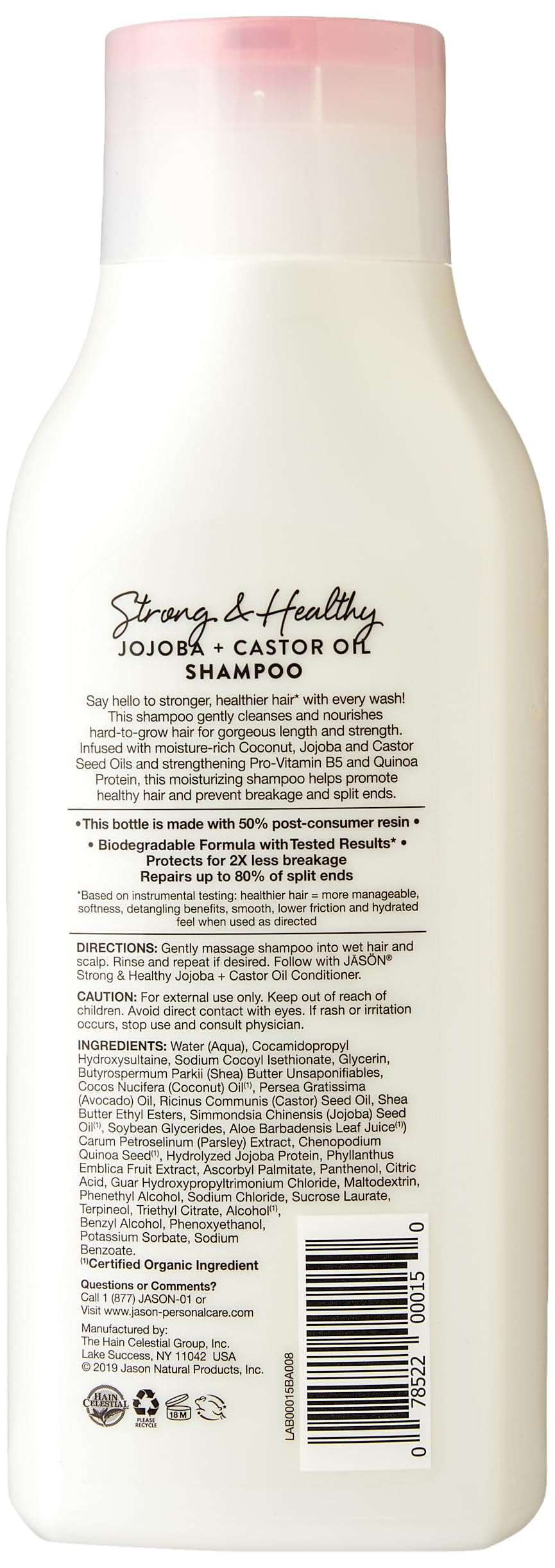 Jason Shampoo Jojoba Beauty & Personal Care JASON