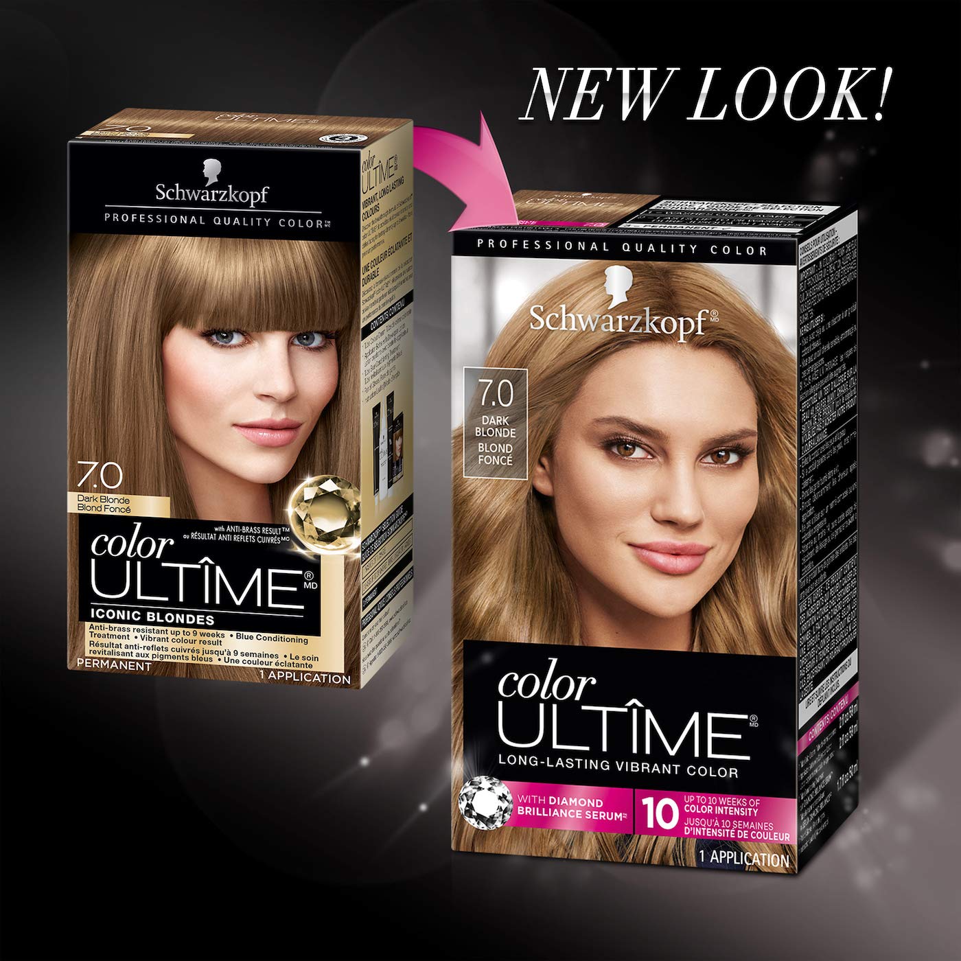 Schwarzkopf Color Ultime Hair Color Cream, 7.0 Dark Blonde (Packaging May Vary) Beauty & Personal Care Schwarzkopf
