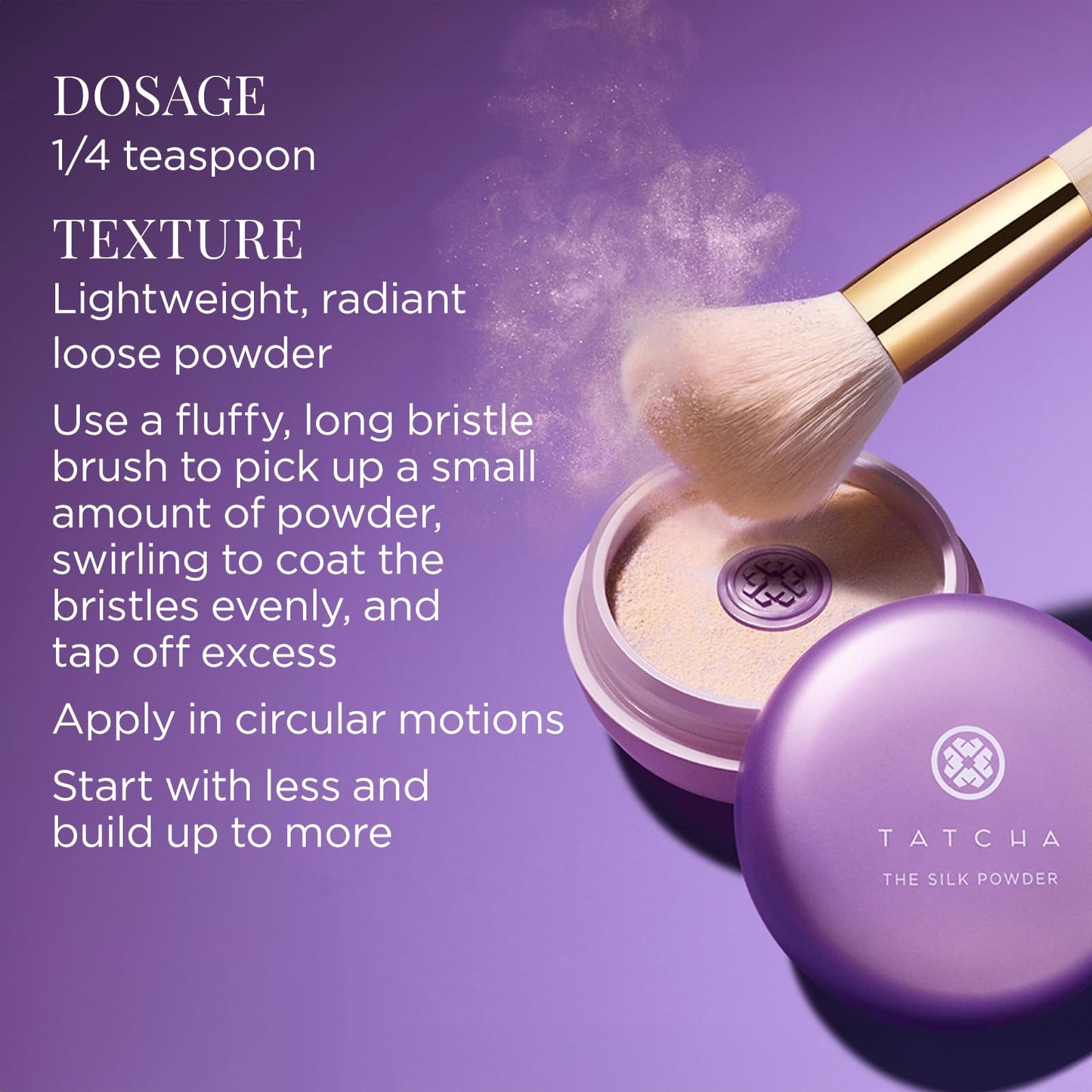 Tatcha The Silk Powder | Protective Setting Powder | Helps Makeup Last Longer, Blurs Pores & Provides a Translucent, Soft-Radiant Finish, 20 G| 0.7 oz Beauty & Personal Care TATCHA