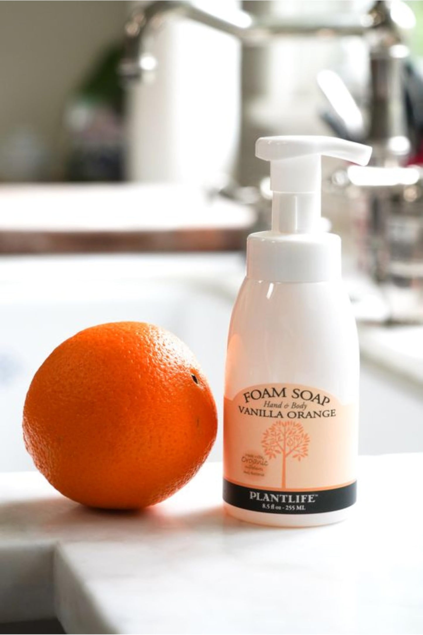 Plantlife Vanilla Orange Foam Soap - Made with Organic Ingredients- 8.5 oz Beauty & Personal Care Plantlife