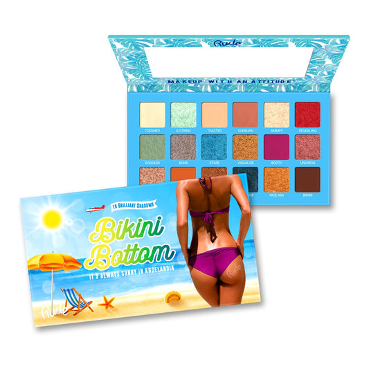 Rude Cosmetics Bikini Bottom 18 Eye Shadow for Women - 0.63 oz Eye Shadow Beauty & Personal Care RUDE