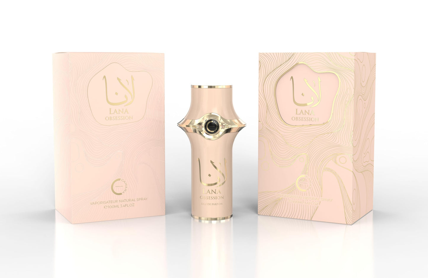 Camara Eau de Parfum for Women, 3.4 Fl Oz, Glass Bottle (Lana Obsession) Beauty & Personal Care Camara
