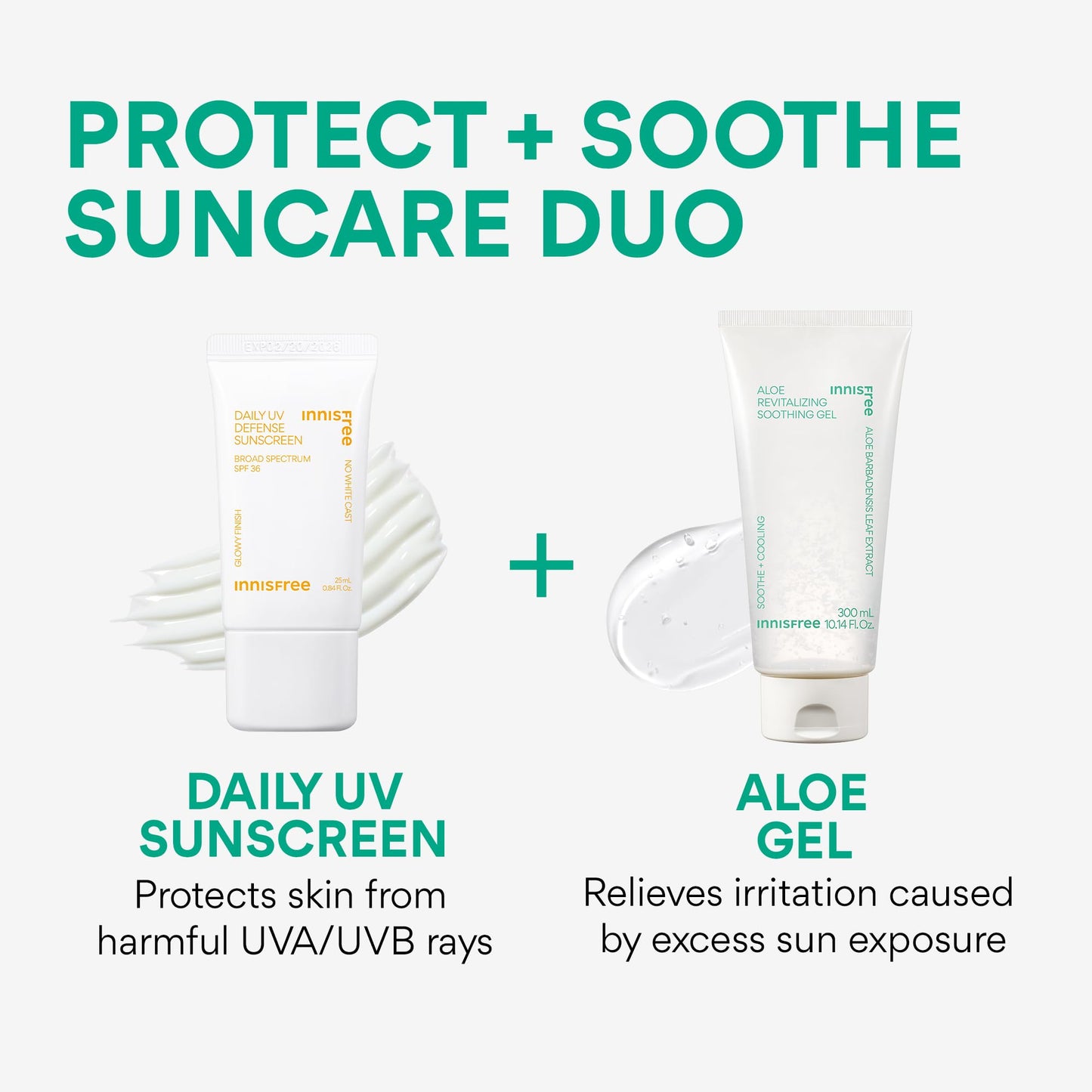 innisfree Aloe Vitalizing Soothing Gel Hydrating Face & Body Moisturizer Beauty & Personal Care innisfree