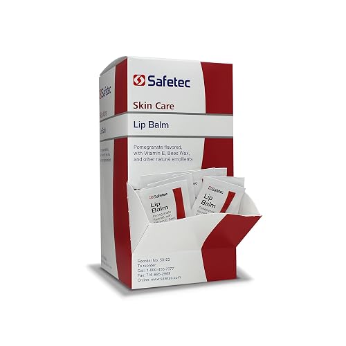 Safetec Lip Balm.5 g. Pouch 144 ct. Box (12 Boxes/case) Beauty & Personal Care Safetec