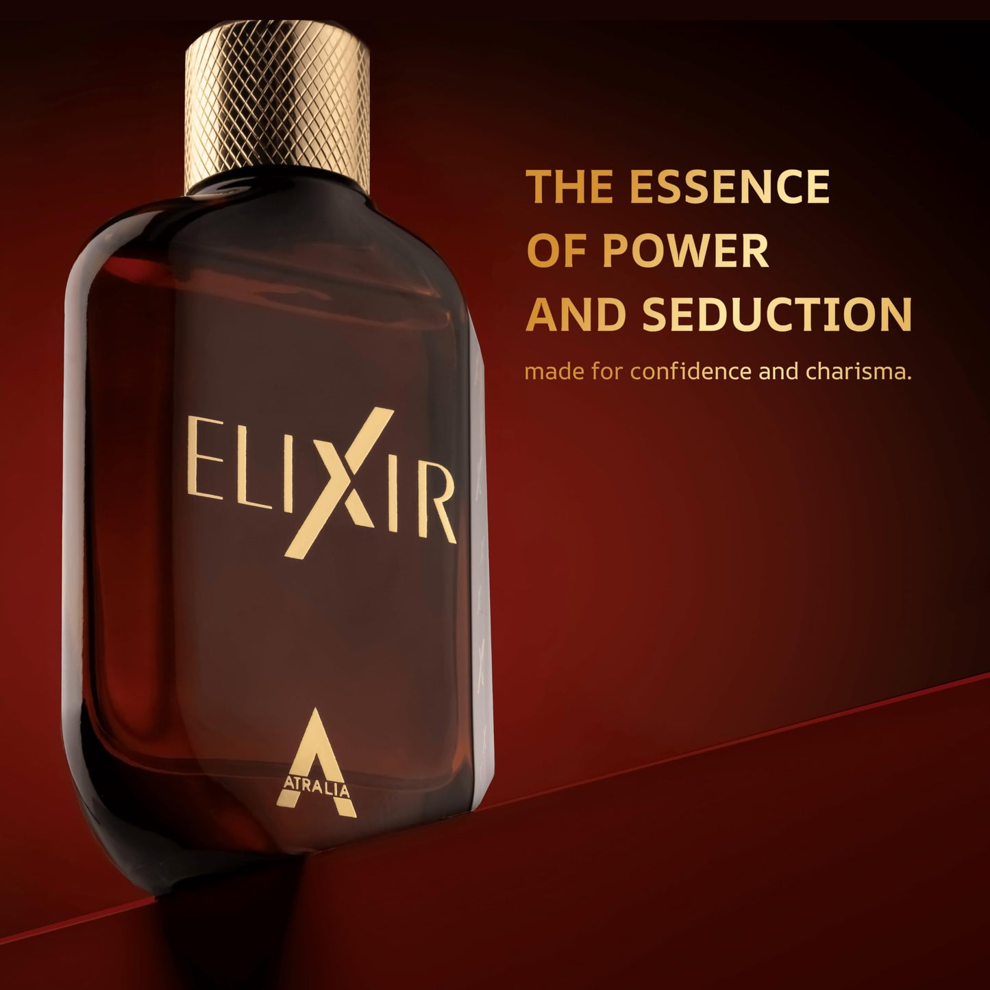 Atralia Elixir Eau de Parfum 100ML | Fresh Amber Woody Perfume for Men | Long Lasting Fragrance with Mint, Lavender, Bergamot, Amber & Vanilla Beauty & Personal Care Atralia