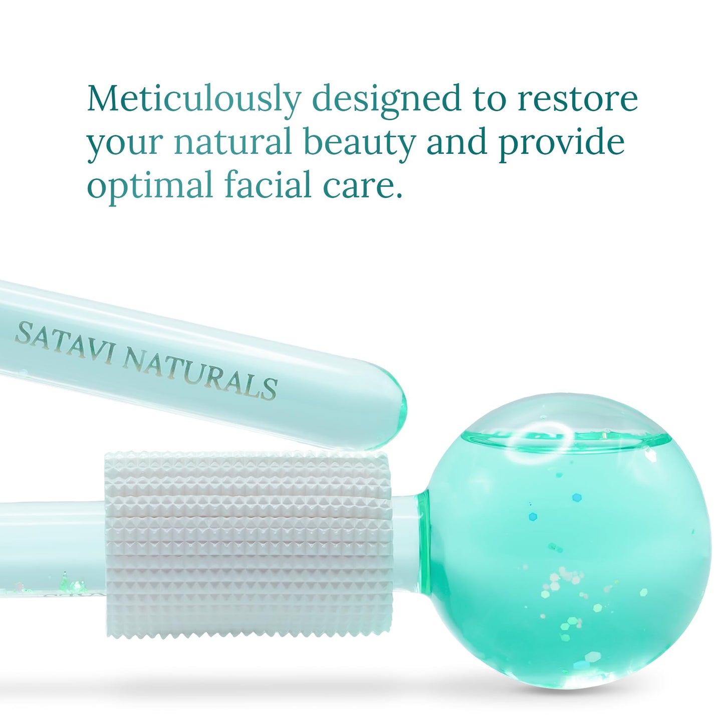 Satavi Naturals Beauty Ice Globes (Heat-Resistant & Freezer-Safe) Luxurious Facial Tools for Radiant Skin, Enhances Circulation to Tighten Skin Beauty & Personal Care Satavi Naturals