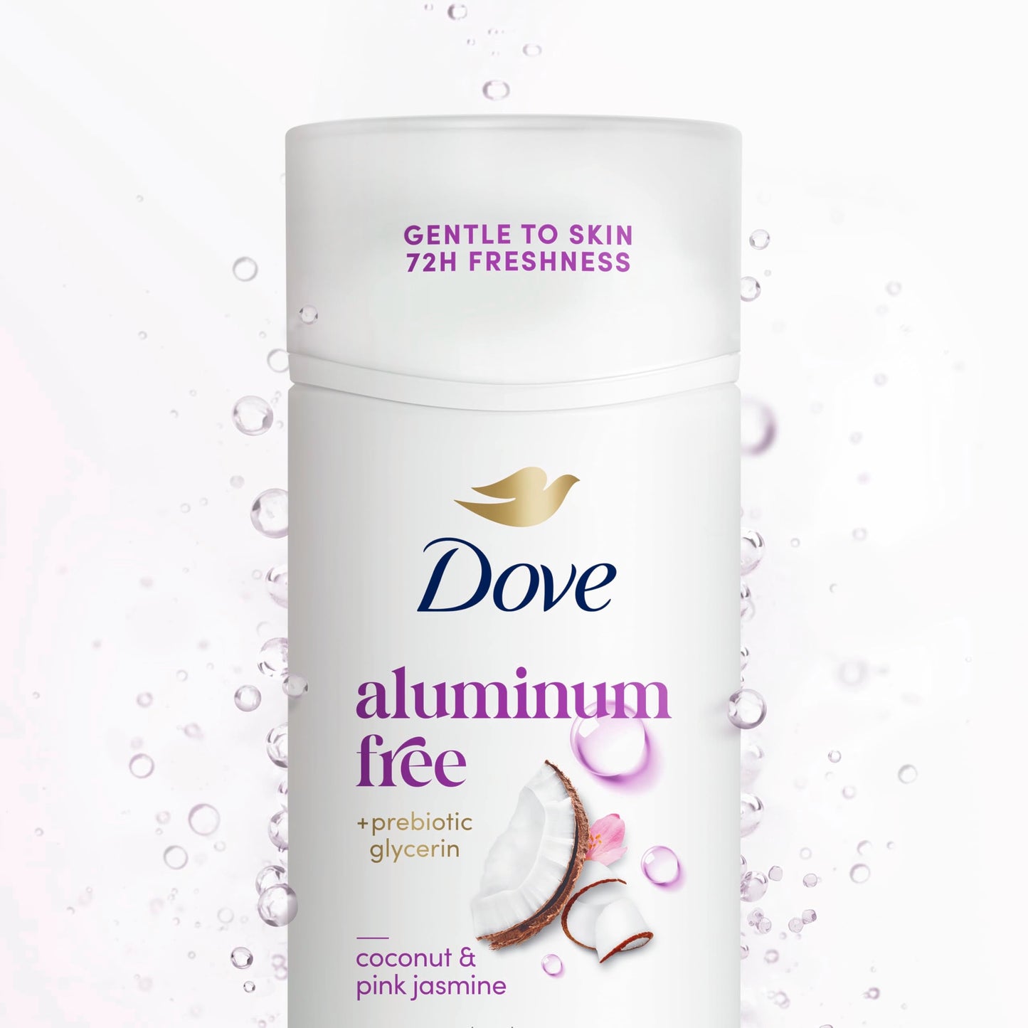Dove Deodorant Stick for Women, Aluminum Free, 72H Odor Protection, Coconut & Pink Jasmine, 2.4 Oz Beauty and Personal Care Dove