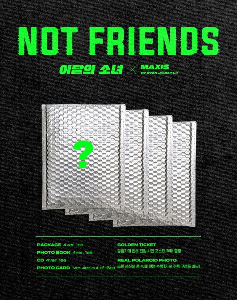 Kakao M MONTHLY GIRL LOONA - Not Friends Special Edition Album+Extra Photocards Set (KIM LIP ver.)(L200002291) Beauty and Personal Care Kakao M