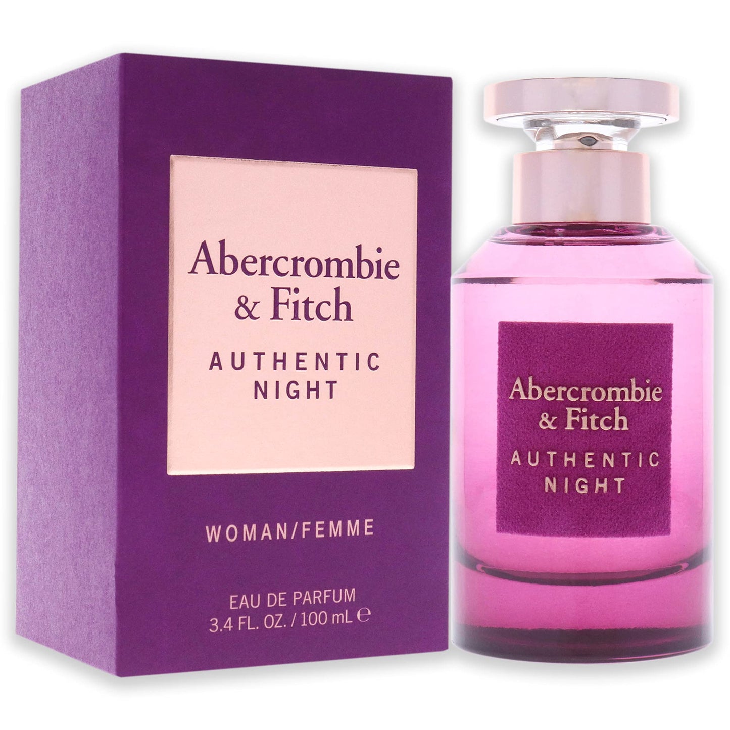 Abercrombie & Fitch Authentic Night Women 3.4 oz EDP Spray Beauty & Personal Care Abercrombie & Fitch