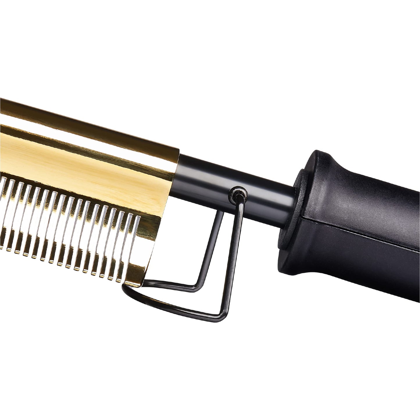 Red by Kiss Hot Comb Hair Straightener 450 Degrees, Curved Electric Heating Comb, Pressing Comb Brush for Straightening Hair and Beard, Curling Iron Beauty & Personal Care Red by Kiss
