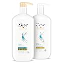 Dove Nutritive Solutions Moisturizing Shampoo and Conditioner with Pump Daily Moisture 2 Count for Dry Hair with Pro-Moisture Complex for Manageable Beauty & Personal Care Dove