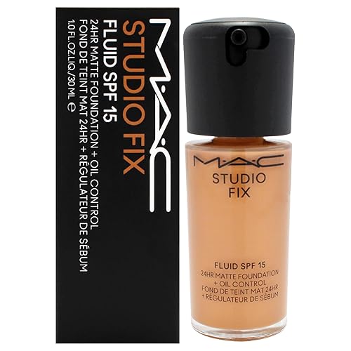 Studio Fix Fluid SPF 15 24Hr Matte Foundation Plus Oil Control - NW40 by MAC for Women - 1 oz Foundation Beauty & Personal Care MAC