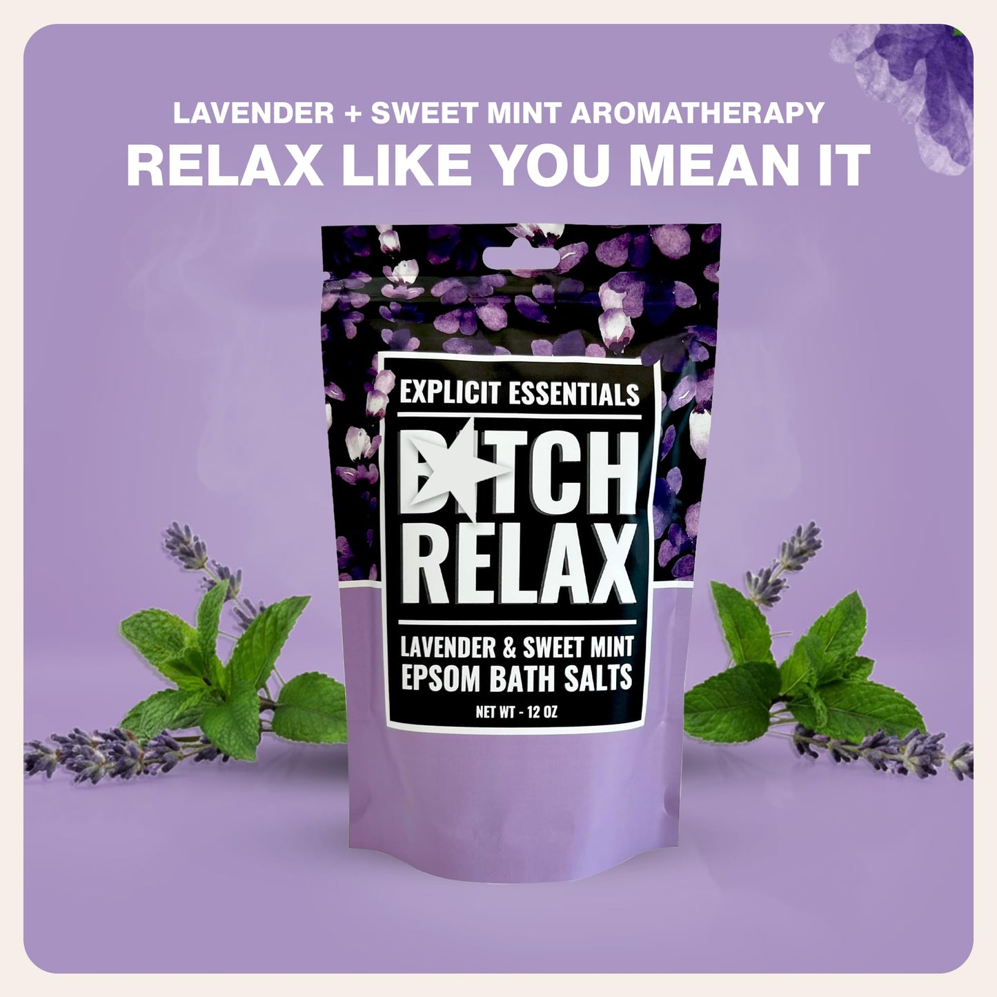 Lavender Bath Salts for Women, Self Care Gift Ideas for Women Beauty and Personal Care Explicit Essentials