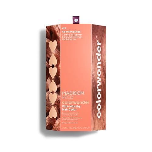 Madison Reed ColorWonder Demi-Permanent Hair Color Kit - 8RG Rose Gold (Sparkling Rosé) | Soft Rose-Gold Tone, Lasts 25 Washes, Ammonia-Free Beauty & Personal Care Madison Reed