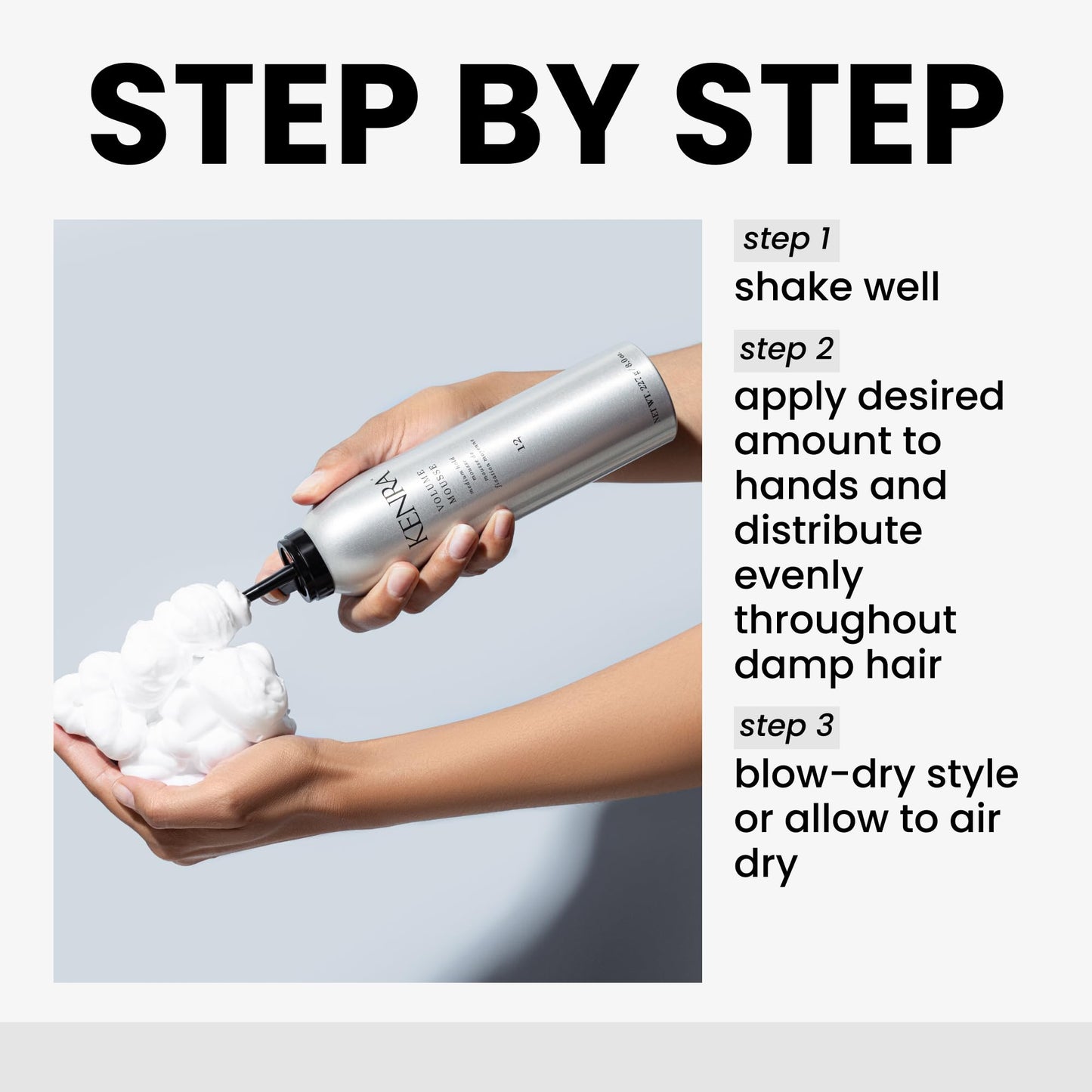 Kenra Professional Volume Mousse 12 | Medium Hold Mousse | Non-Drying, Non-Flaking Lightweight Formulation |Styling Control Without Stiffness Or Beauty & Personal Care Kenra