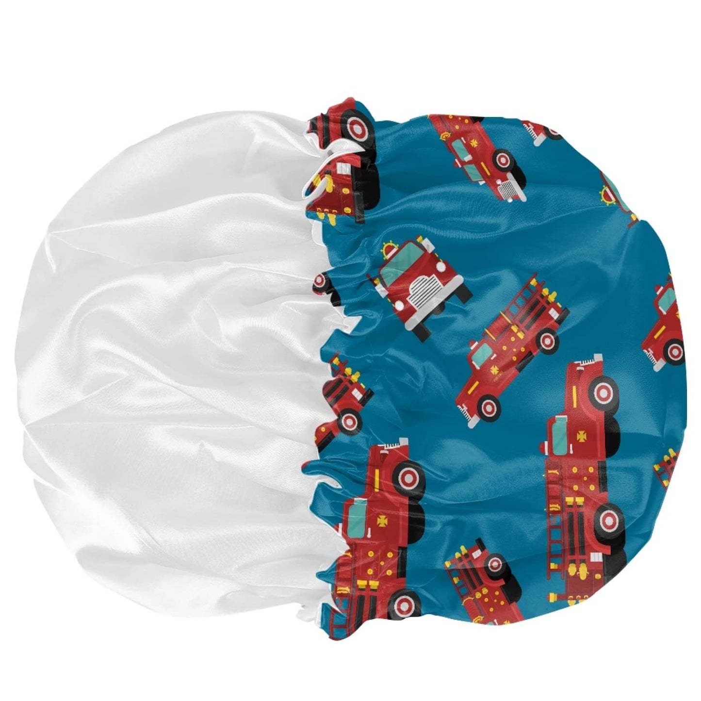 Babrukda Cars Print Kids Satin Sleep Cap, Elastic Adjustable Band Hat Night Sleeping Head Cover for Hair Protecte Satin Bonnet Beanie Hat for Girls Beauty and Personal Care Babrukda