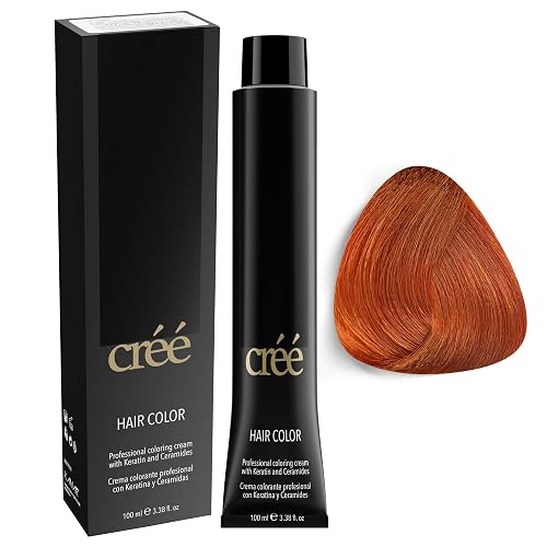 Cree Professional 8.4 - Light Copper Blond Permanent Hair Color - Long Lasting, Rich Vibrant - Gray Coverage 100ml - 3.4 fl.oz. Beauty & Personal Care Créé