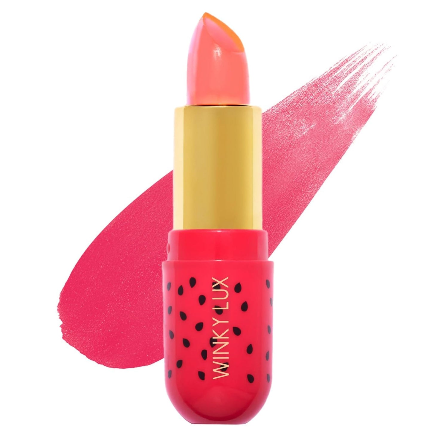 Winky Lux Watermelon Jelly pH Lip Balm - Hydrating Lip Balm, Natural Pink Tint with pH Color Changing, Moisturize & Soften Lips While Leaving Sheer Beauty and Personal Care Winky Lux