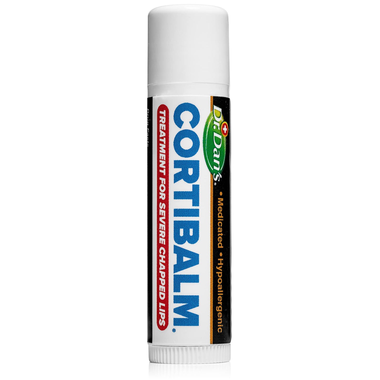 Dr. Dan’s Cortibalm - Medicated Lip Balm with Hydrocortisone - Healing Treatment & Lip Moisturizer for Severely Chapped, Very Dry Cracked Lips - 1 Beauty and Personal Care Dr. Dan's