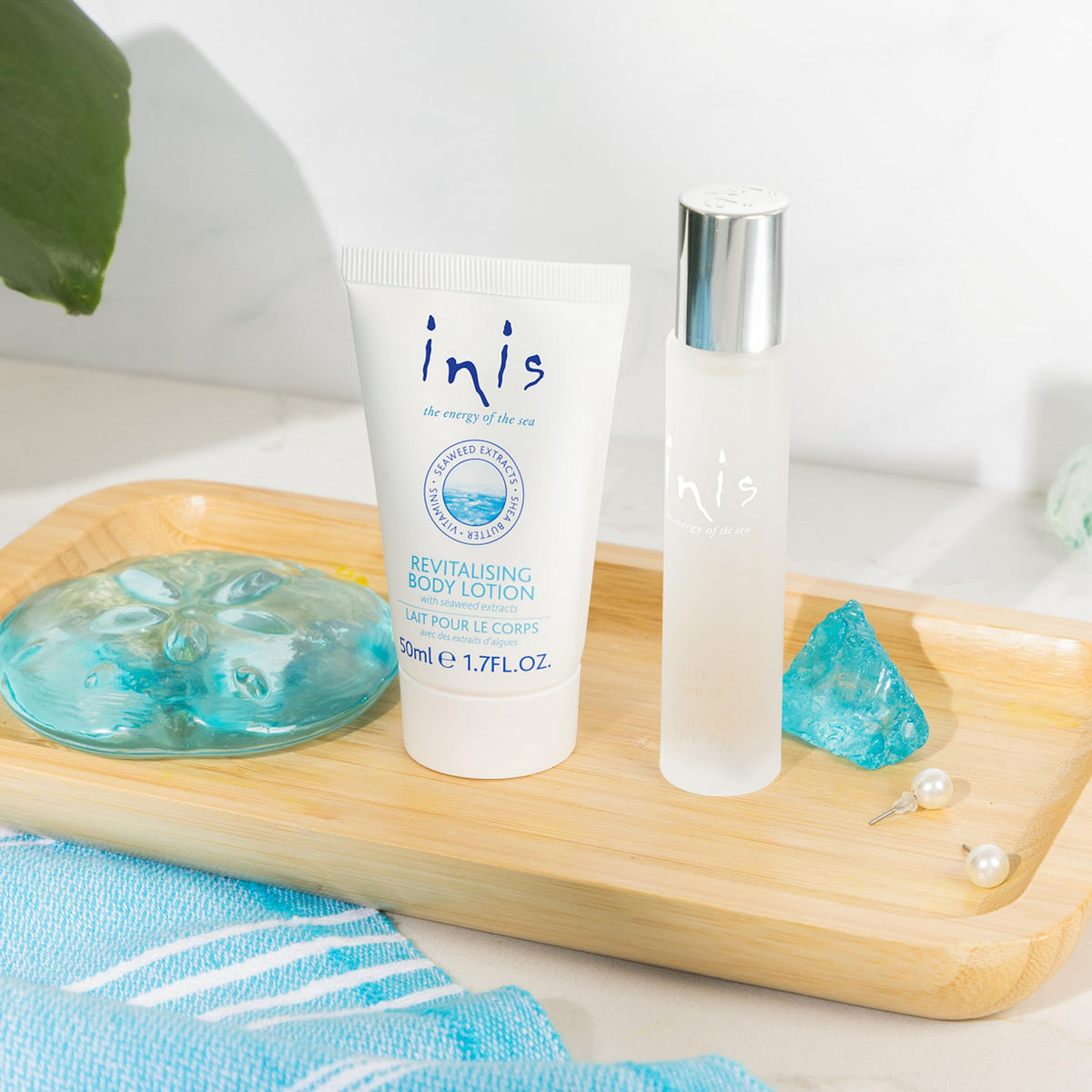 Inis the Energy of the Sea Cologne & Body Lotion Sampler Set - Travel Size Toiletries for Women and Men - Unisex Ocean Fresh Fragrance Beauty & Personal Care Inis the Energy of the Sea