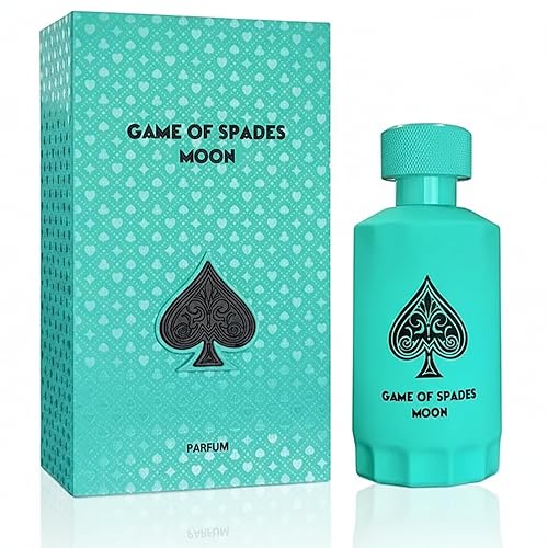 Jo Milano Game of Spades Moon Parfum Spray | 3.4 oz (100ml) | Amber, Fresh, Sweet, Musky, Warm Spicy Scent | Long Lasting Fragrance for Men and Women Beauty & Personal Care Jo Milano