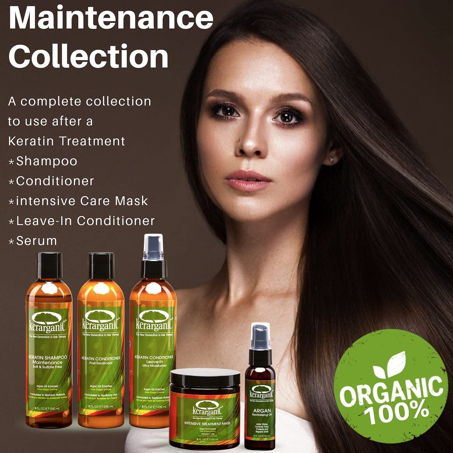 Kerarganic - Keratin Maintenance Set 8oz Beauty & Personal Care KERARGANIC