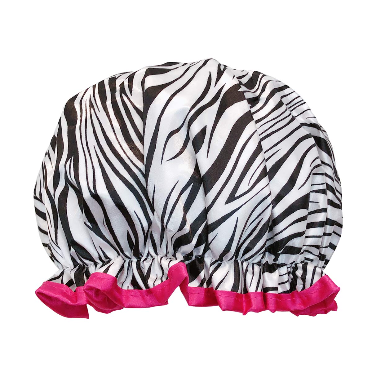 allydrew Reusable Women's Waterproof Shower Caps for Long Hair, Zebra Beauty & Personal Care allydrew