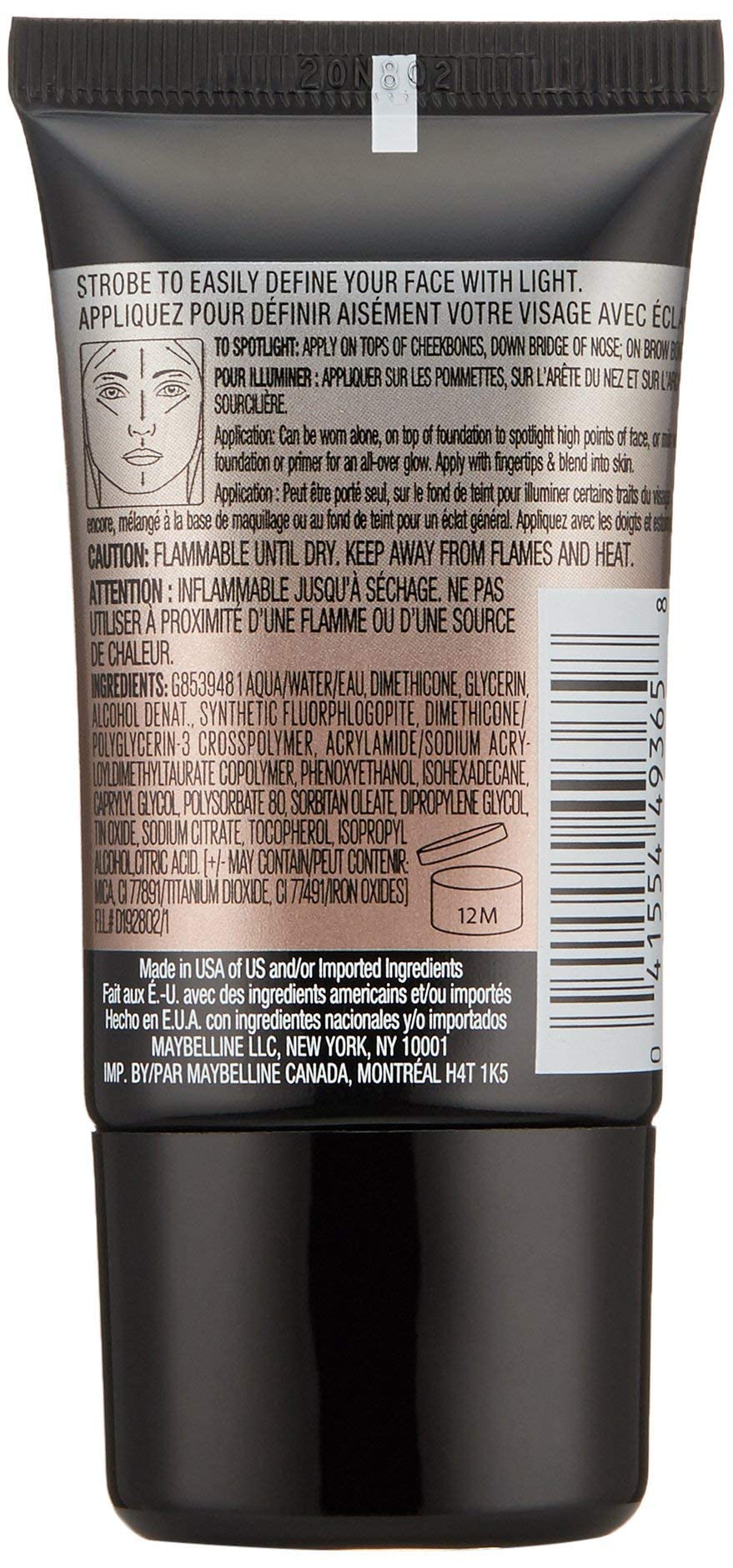 Maybelline New York Master Strobing Liquid Illuminating Highlighter, Light/Iridescent, 0.67 fl. oz. Beauty & Personal Care MAYBELLINE
