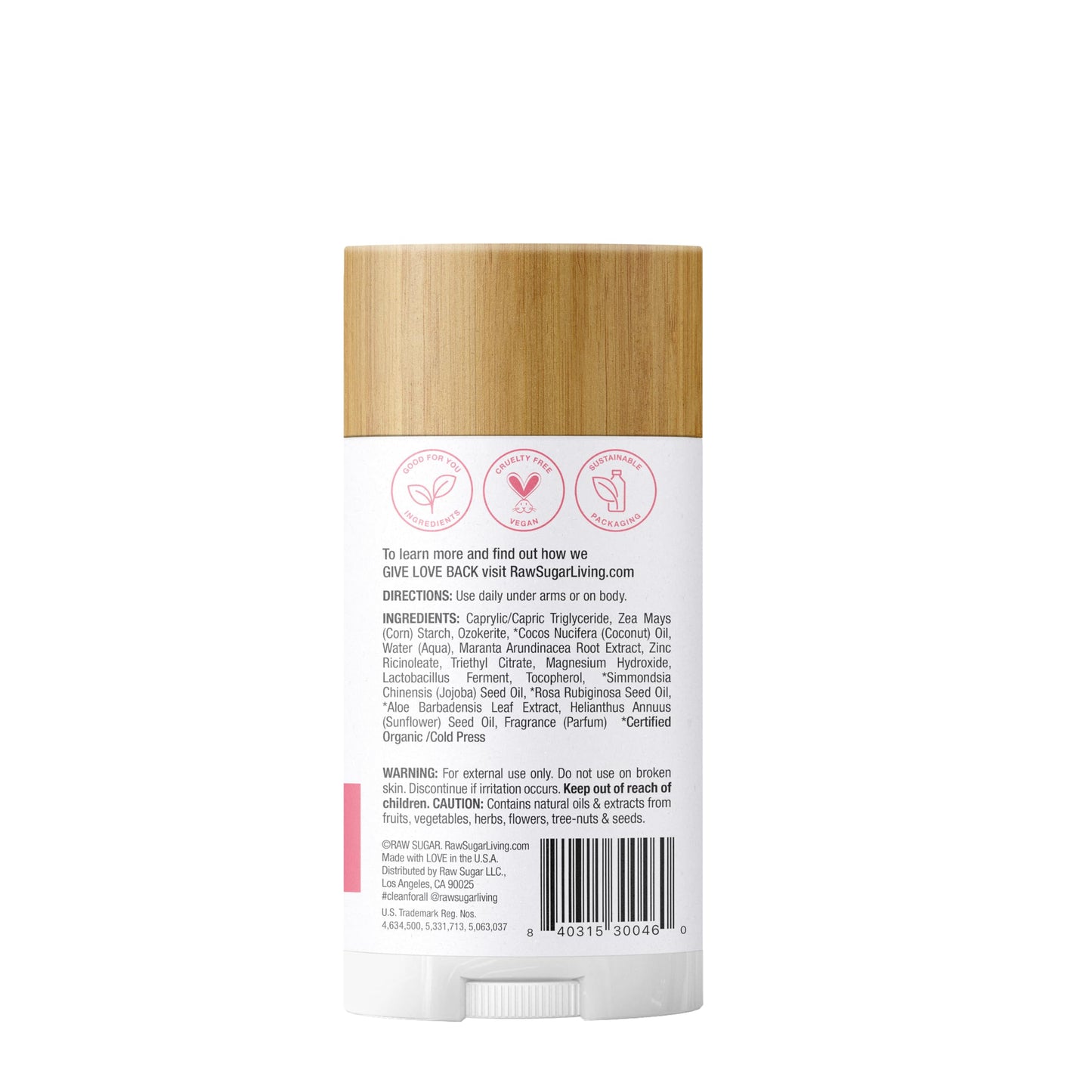 RAW SUGAR Deodorant Stick, Simply Deo (Pack of 1) Whole Body Deodorant for Women & Men, Clean Formulated without Aluminum, Baking Soda, Talc Beauty and Personal Care RAW SUGAR