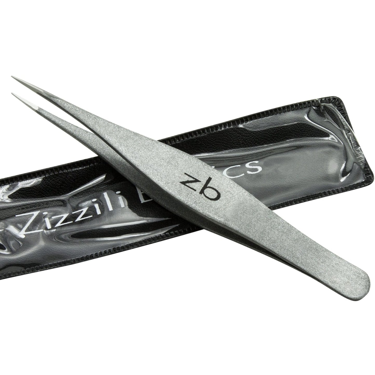 Ingrown Hair Tweezers by Zizzili Basics - Surgical Grade Stainless Steel Fine Pointed Tweezer - Precision Aligned Tips for Splinter, Eyebrow & Facial Beauty and Personal Care Zizzili Basics
