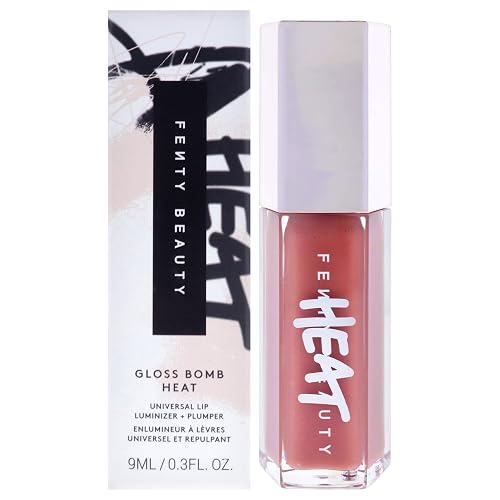 Gloss Bomb Heat Universal Lip Luminizer Plus Plumper - 03 Fenty Glow Heat by Fenty Beauty for Women - 0.3 oz Lip Gloss Beauty & Personal Care FENTY BEAUTY