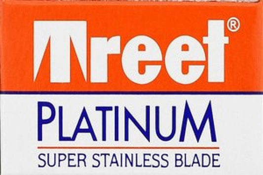 Platinum Super Stainless Double-Edge Blades - 10 razor blades by Treet Beauty and Personal Care Treet