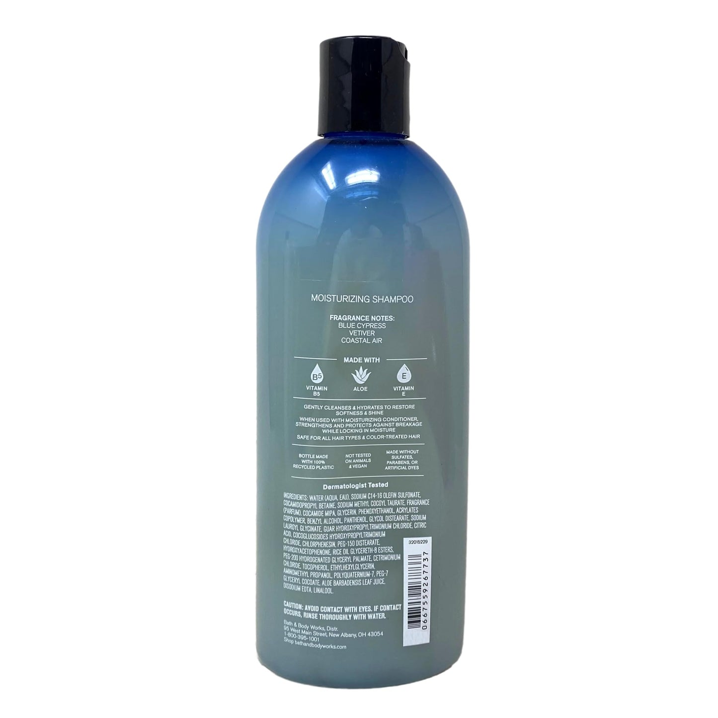 Bath & Body Works Men's Collection Ocean 2 Pack Moisturizing Shampoo Bundle with a Natural Oats Sample Soap Beauty & Personal Care Bath & Body Works