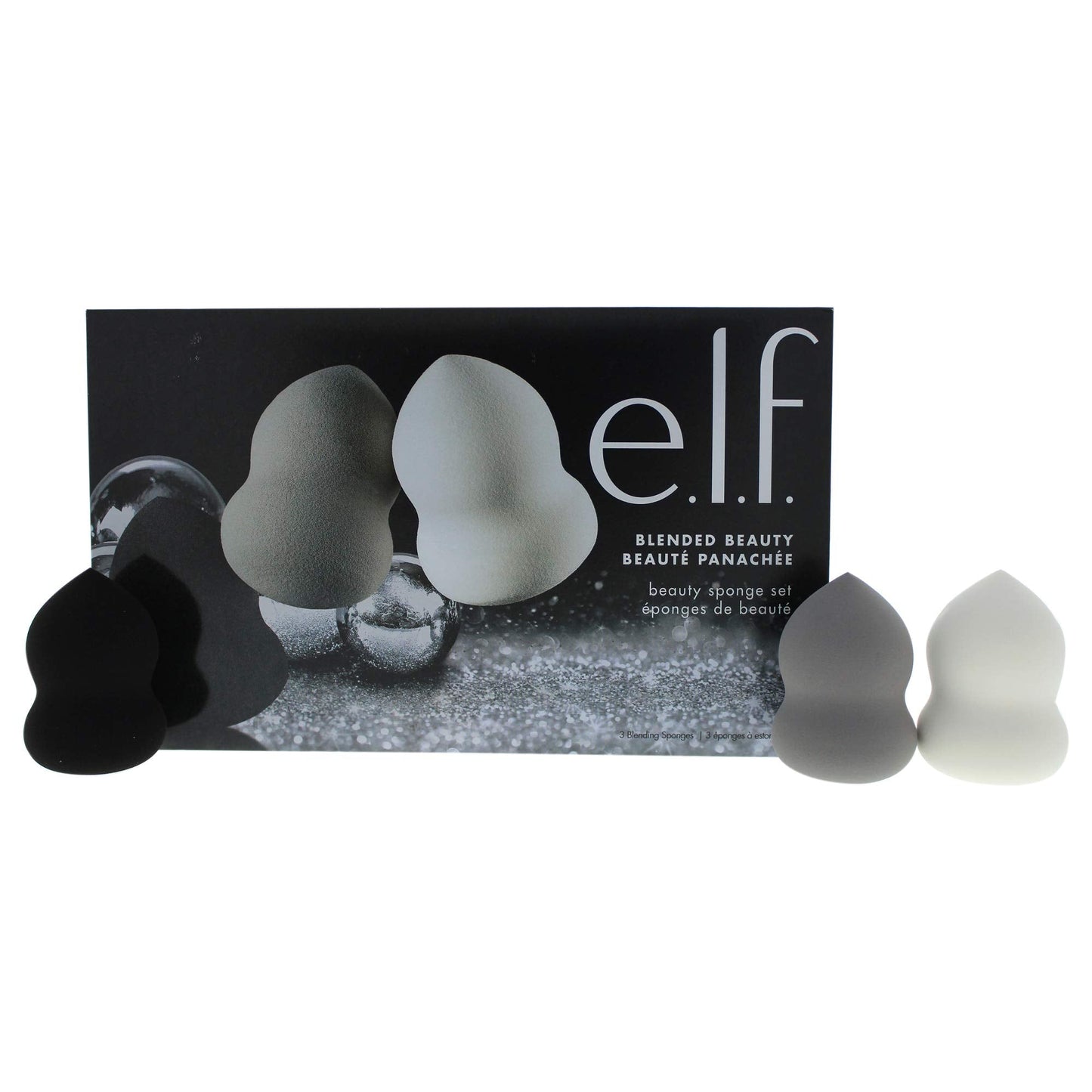 e.l.f. Cosmetics Blended Beauty Sponge Set, Three Sponges for Flawless Makeup Application Beauty & Personal Care e.l.f.