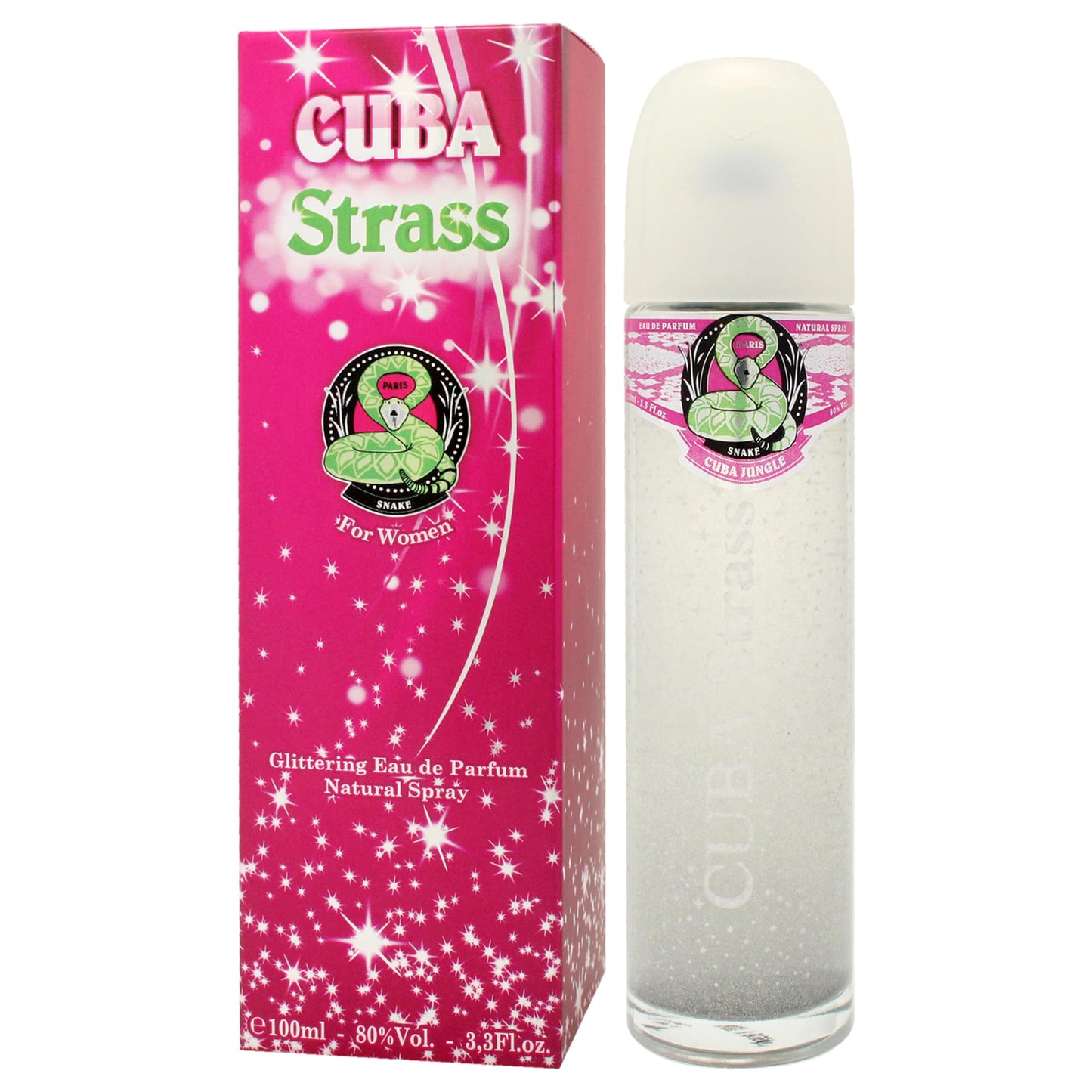 Cuba Cuba Strass Snake Women 3.3 oz EDP Spray Beauty & Personal Care Cuba