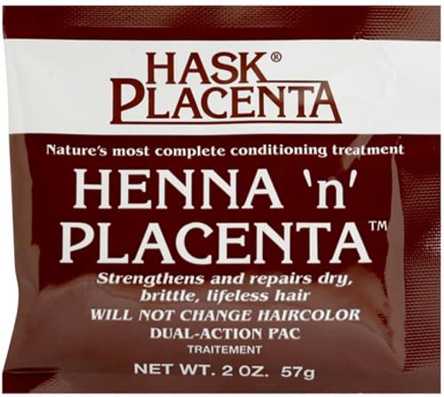 Hask Henna 'N' Placenta Conditioning Treatment Packet 2 oz (33105B) Beauty & Personal Care HNP