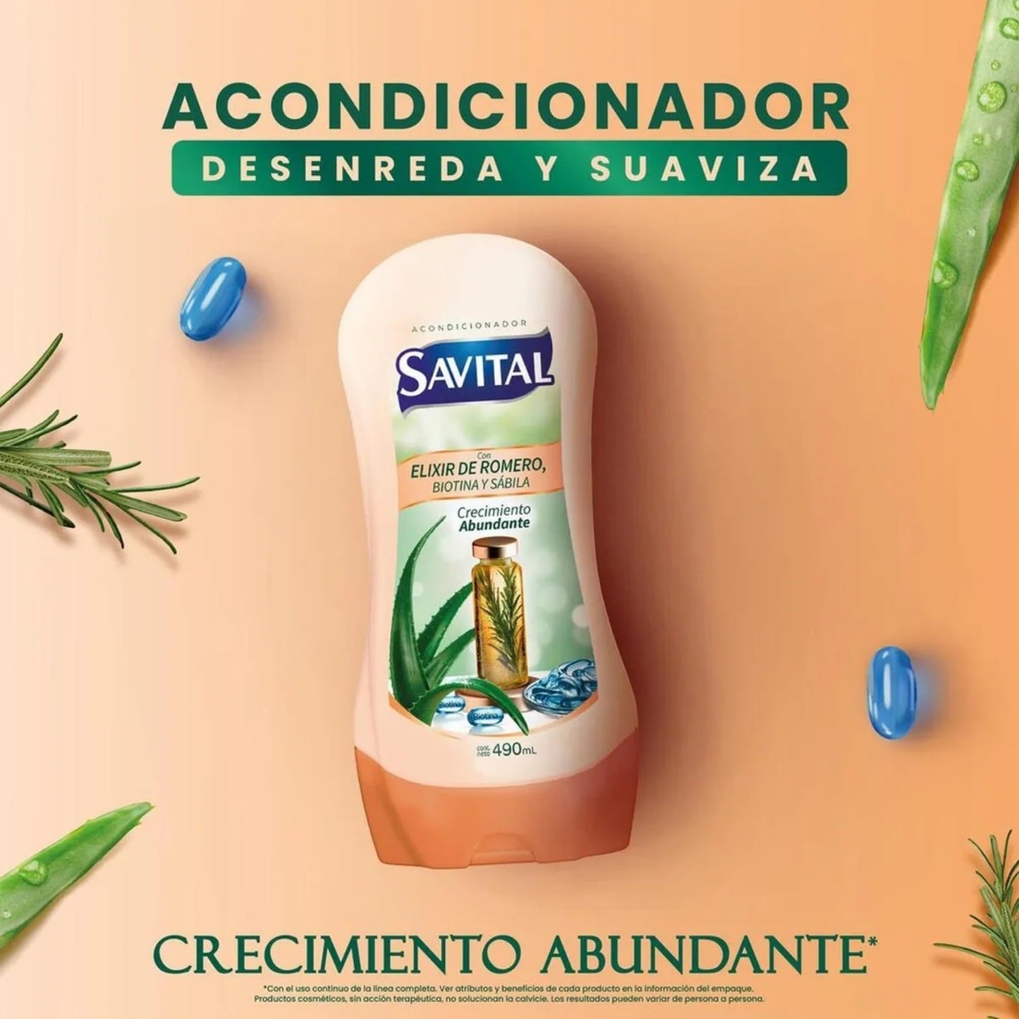 Yahve - Savital Shampoo and Conditioner Set - Rosemary Inspired Formula - Daily Hair Care - 510 mL & 490 mL (17.3 oz - 16.6 oz) Beauty & Personal Care Yahve