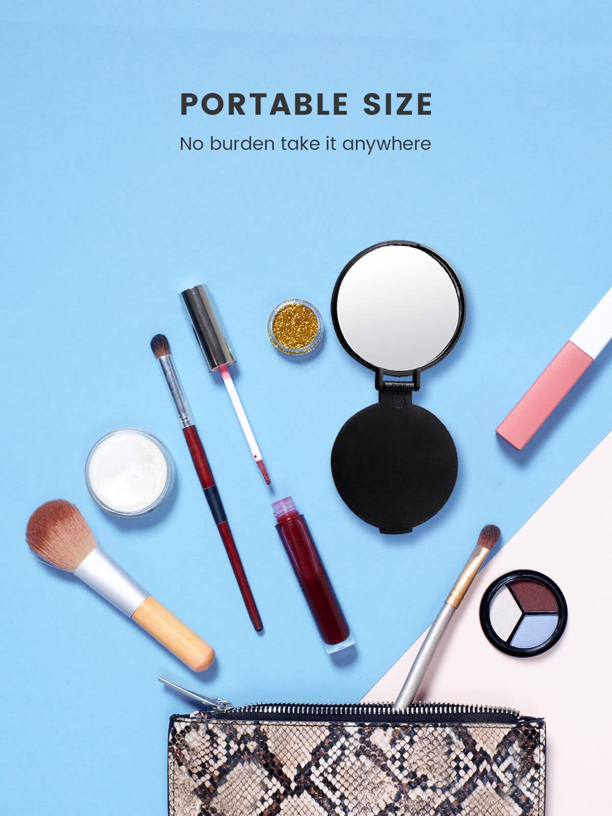 MOMIRA Compact Mirror Bulk, Round Makeup Mirror for Purse, Set of 24 (4-Color) Beauty & Personal Care MOMIRA