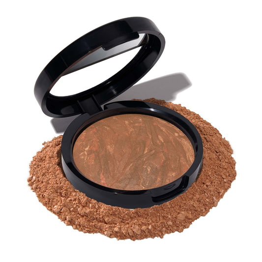 LAURA GELLER NEW YORK Award-Winning Baked Balance-n-Brighten Color Correcting Powder Foundation - Toffee - Buildable Light to Medium Coverage Beauty & Personal Care LAURA GELLER NEW YORK