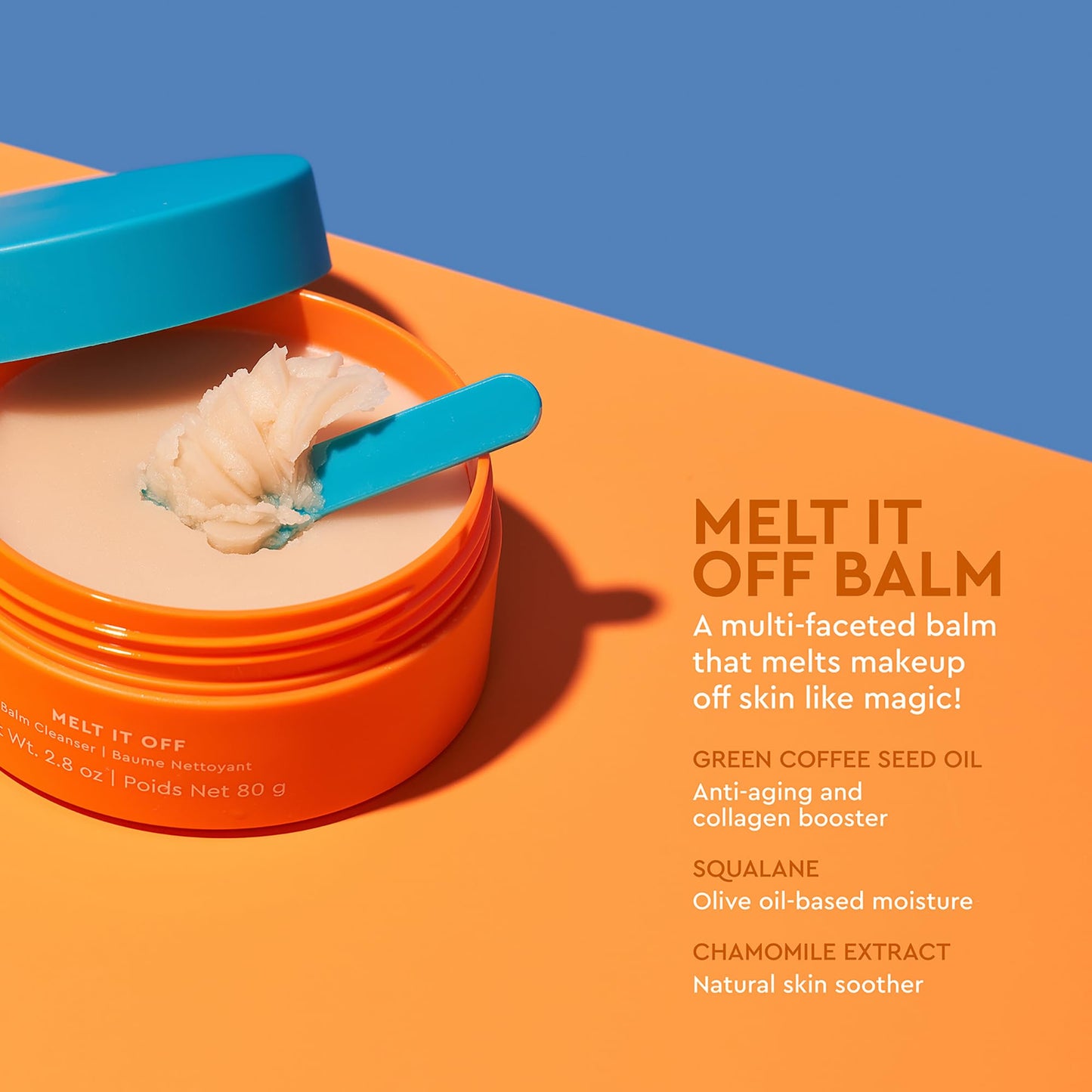 Relevant Melt It Off Balm Cleanser - Face Wash with Green Coffee Seed Oil and Chamomile - Gluten Free Facial Cleanser for All Skin Types - 2.8 oz Beauty & Personal Care RELEVANT