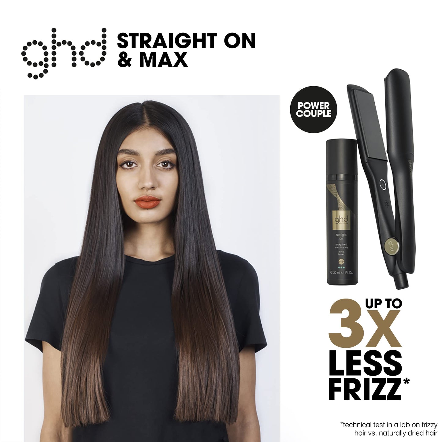 ghd Straight On Heat Protectant for Hair ? Straight & Smooth Hair Spray, Heat Protection System to Strengthen and Smooth Hair for Anti-Frizz Styling ? Beauty & Personal Care ghd