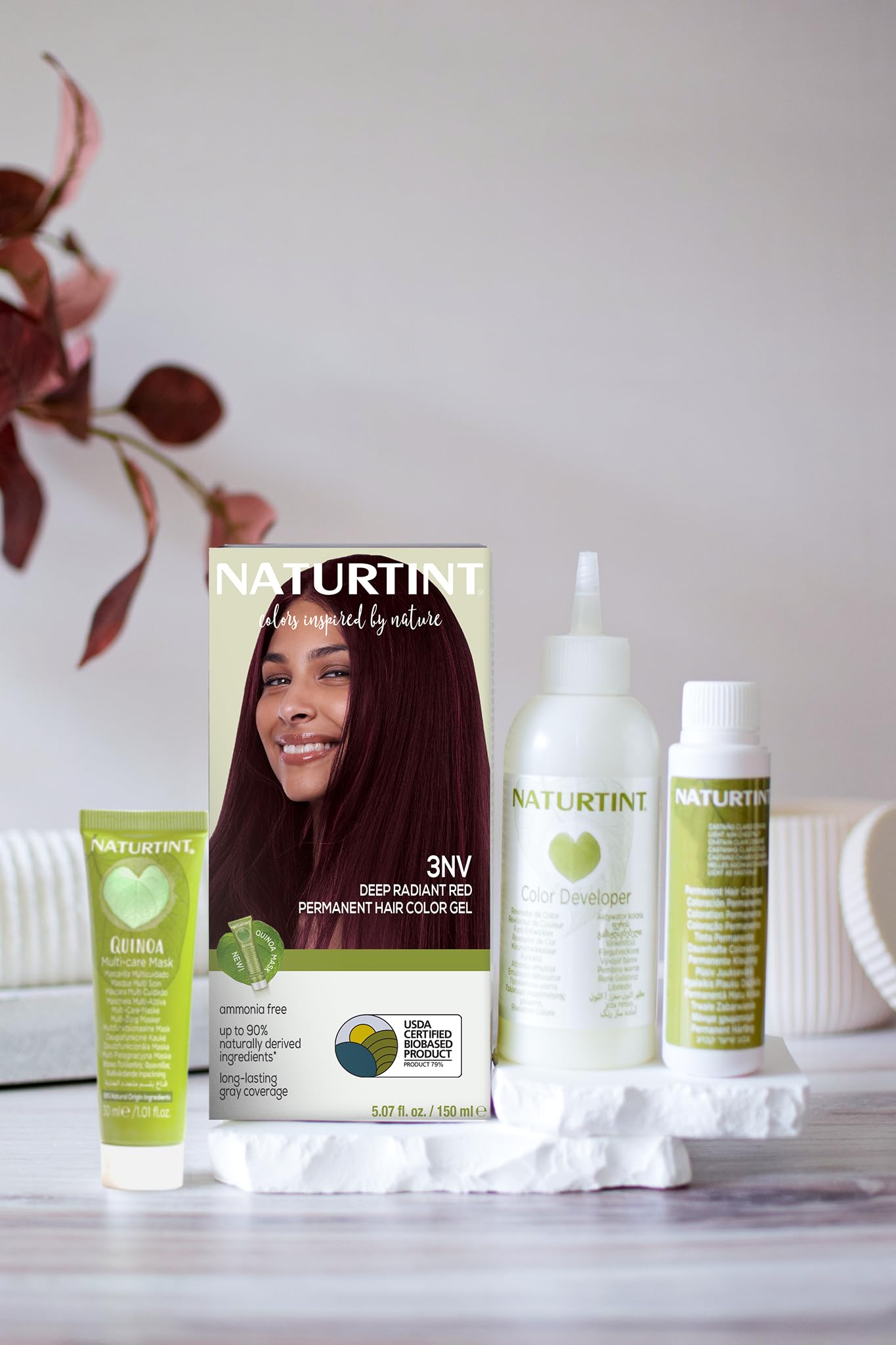 Naturtint 3NV Radiant Red Permanent Hair Color (Pack of 1), Ammonia Free, Vegan, Cruelty Free, up to 100% Gray Coverage, Long Lasting Results Beauty & Personal Care Naturtint