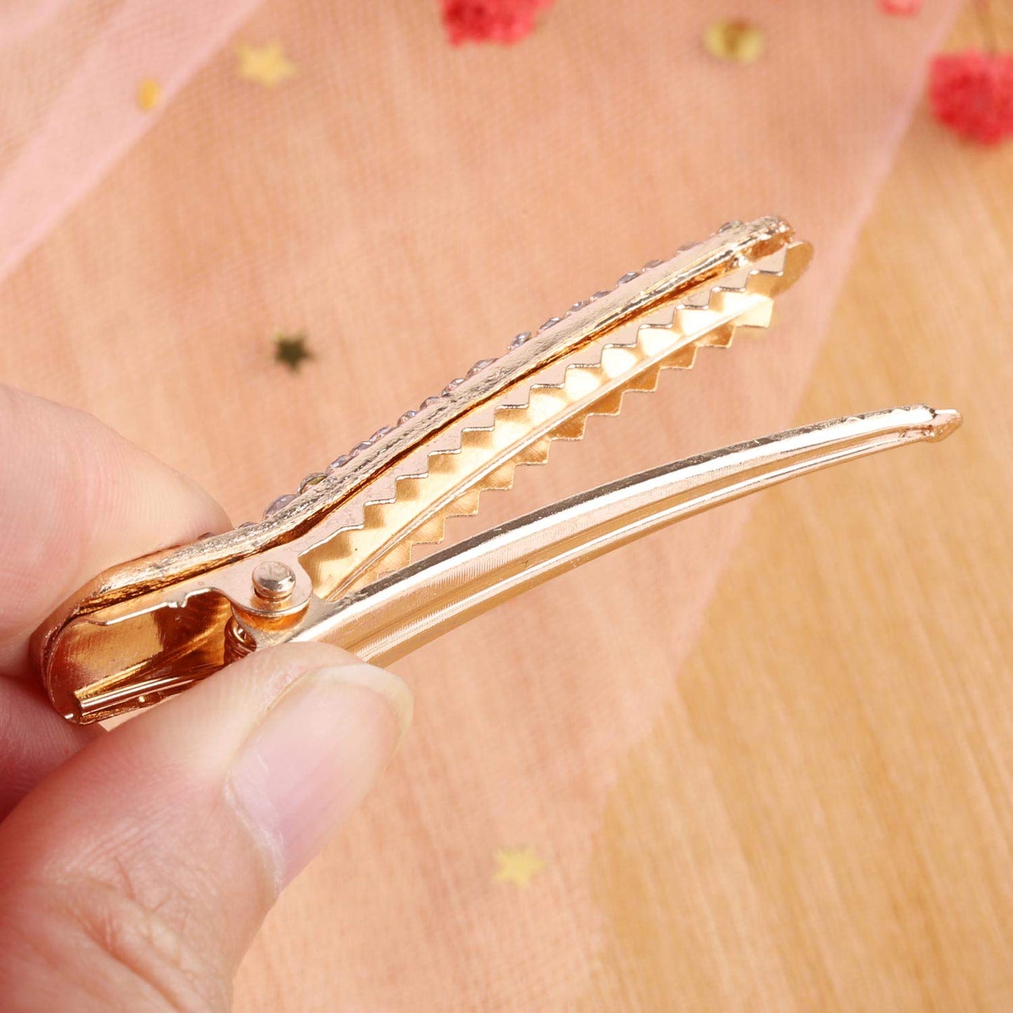 12 Pcs Rhinestone Alligator Hair Clips Fancy Crystal Duckbill Hair Clips for Women Girls Hair Styling Tools Accessories Beauty & Personal Care LoveBB