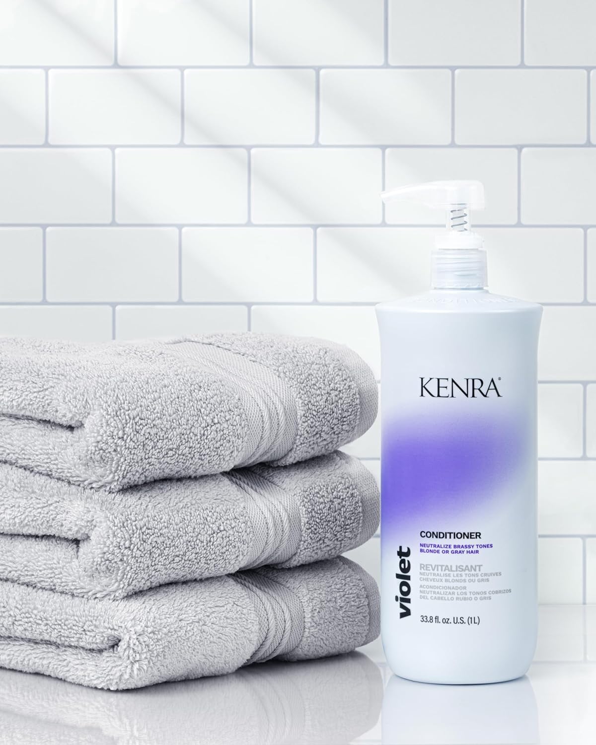 Kenra Violet Shampoo & Conditioner Set | Eliminates Brassy Tones | Purple Pigment + Deposit | Neutralizes Yellow | Moisturizes Processed Hair | Beauty & Personal Care Kenra