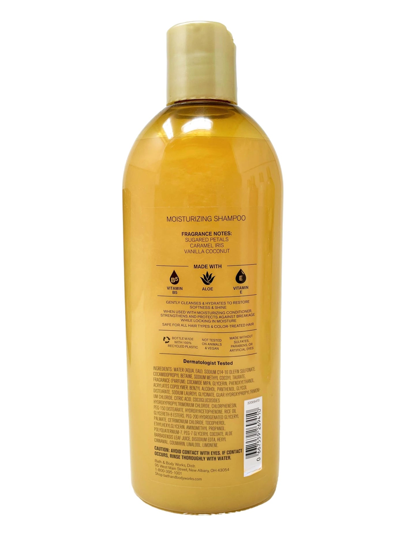 Bath & Body Works Vanilla Blooms - 3 Pack Of Moisturizing Shampoo with a Natural Oats Sample Soap Beauty & Personal Care Bath & Body Works
