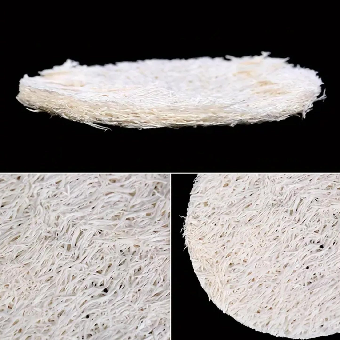 Facial Loofah Pads, 2.36 inches Round Complexion Natural Loofah Facial Discs Exfoliating Facial Loofah Skin Scrub Pack of 20 Beauty & Personal Care KEWLYSEU